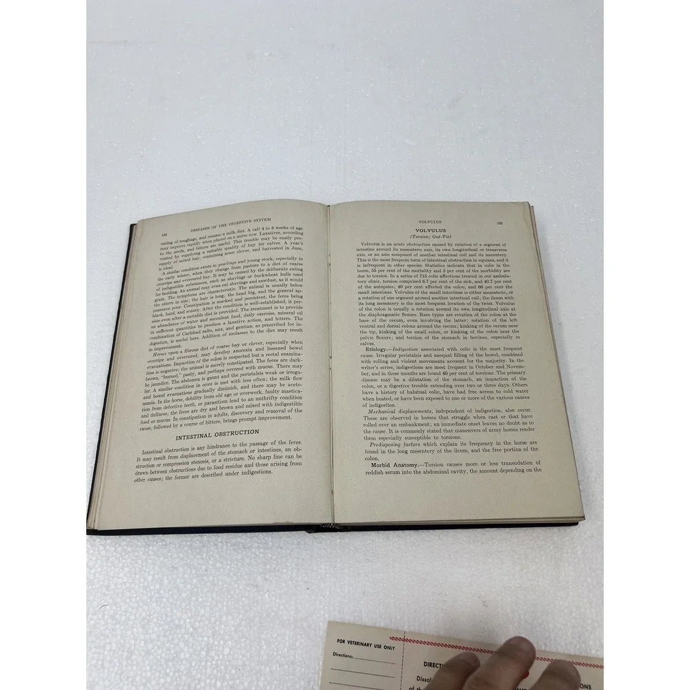 The Practice of Veterinary Medicine by D. H. Udall 1943 4th Ed HC cattle disease